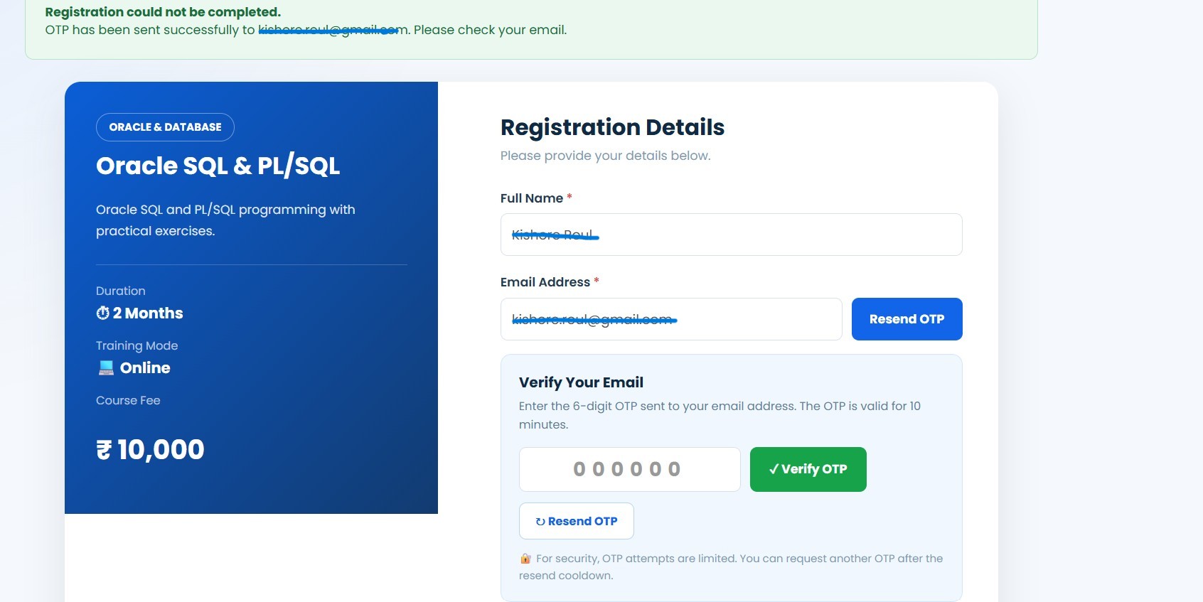 Payment Integration